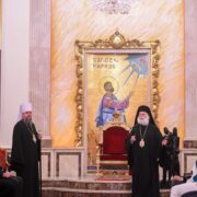 Папа і Патріарх Олександрійський Феодор II нагородив представників автокефальної Православної Церкви України під час офіційного прийому в Патріаршій резиденції у м. Олександрія