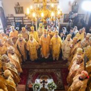 Блаженнійший Митрополит Епіфаній очолив Божественну літургію у Свято-Георгіївському монастирі на Козацьких могилах