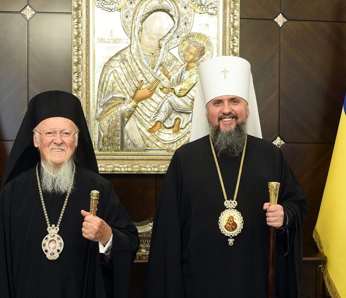 UA/GR Митрополит Епіфаній привітав Патріарха Варфоломія з Днем тезоіменитства