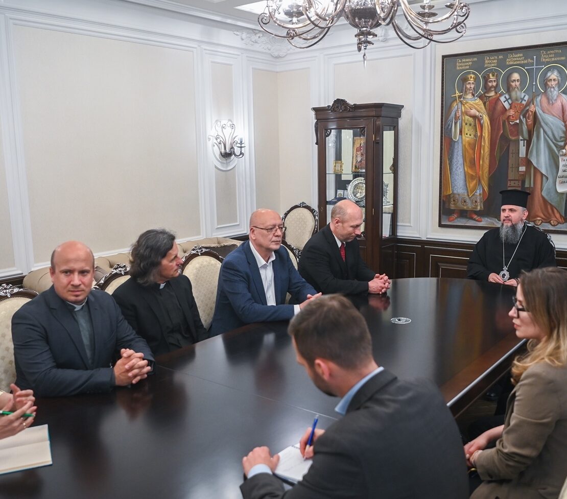Митрополит Епіфаній зустрівся з представниками Міжнародного альянсу з питань свободи релігій