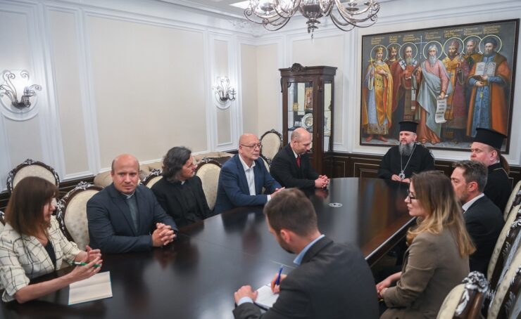 Митрополит Епіфаній зустрівся з представниками Міжнародного альянсу з питань свободи релігій
