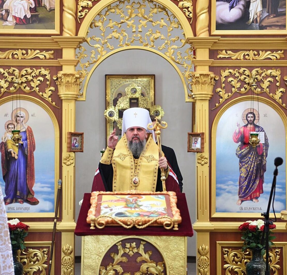 Предстоятель відвідав військову частину на Київщині, де помолився за перемогу України