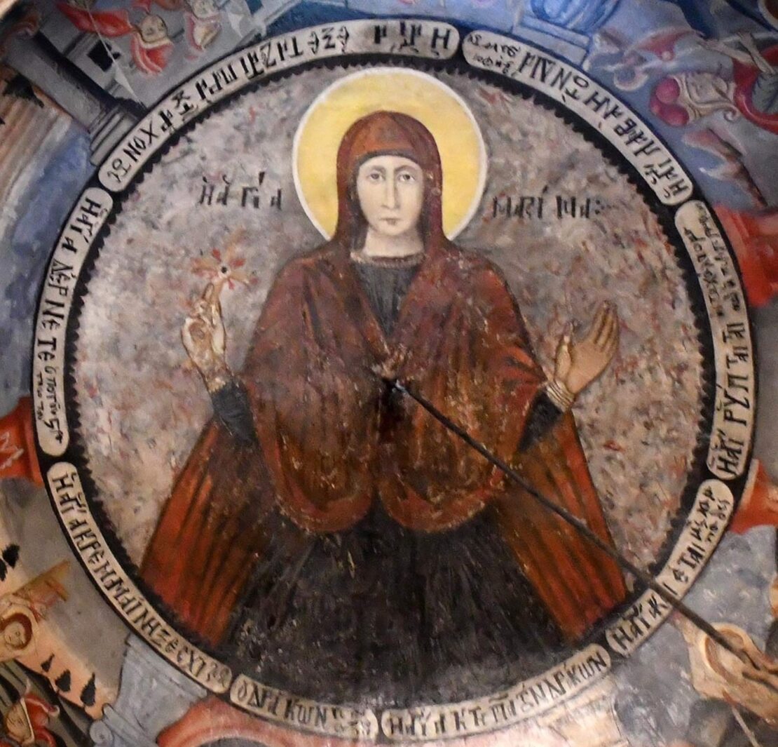 Фреска святої Марини на дзвіниці храму в Кіссос Пеліон: витвір мистецтва та духовного надихання