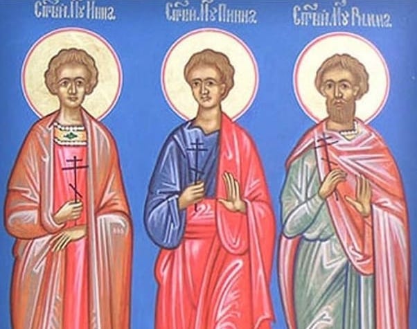 Свято перших мучеників-слов'ян: Інна, Пінна та Римма