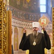 Блаженнійший Митрополит Епіфаній звершив Всенічне бдіння в Свято-Михайлівському Золотоверхому соборі