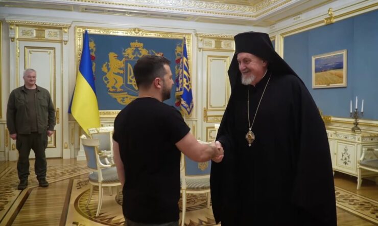 Візит митрополита Халкедонського – сильний знак підтримки від Вселенського Патріархату