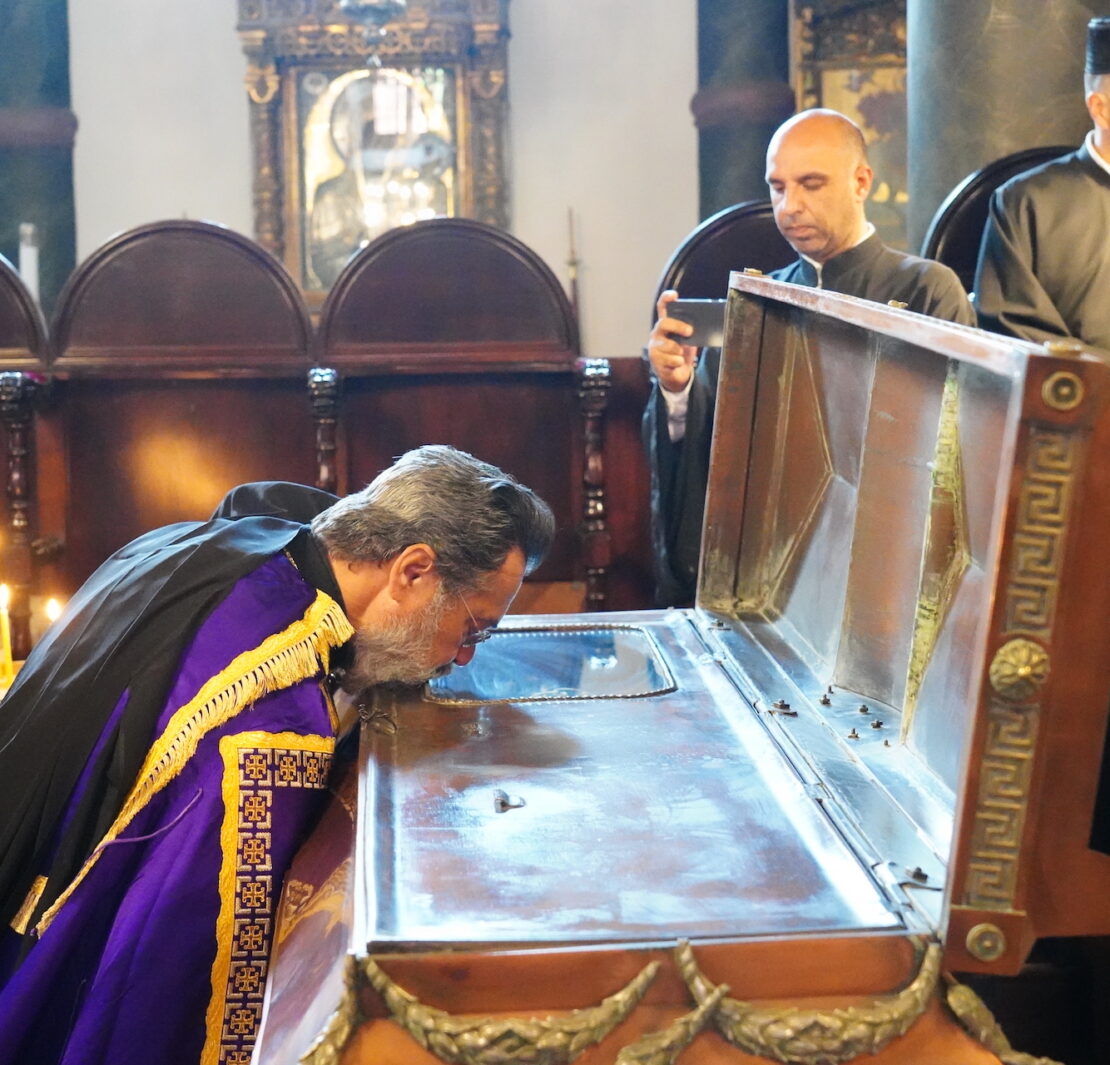 Вселенський Патріарх Варфоломій відслужив Молебне Правило та взяв участь у Божественній Літургії на свято святителя Соломона