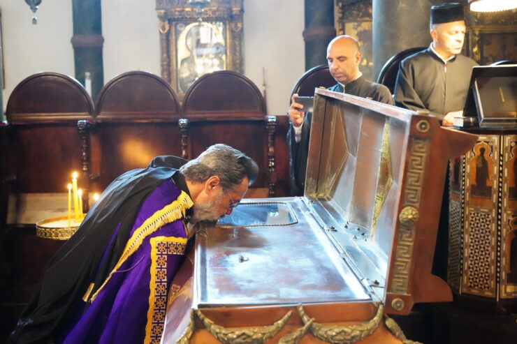 Вселенський Патріарх Варфоломій відслужив Молебне Правило та взяв участь у Божественній Літургії на свято святителя Соломона